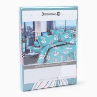 Постельное бельё 1,5сп Экономь и Я "Природа" 143*215см, 145*214см, 50*70см-1шт, 60г/м2, микрофибра