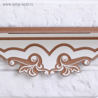 Полка навесная "Прованс" с ламинацией, 2 полки, 49&times;33&times;13 см