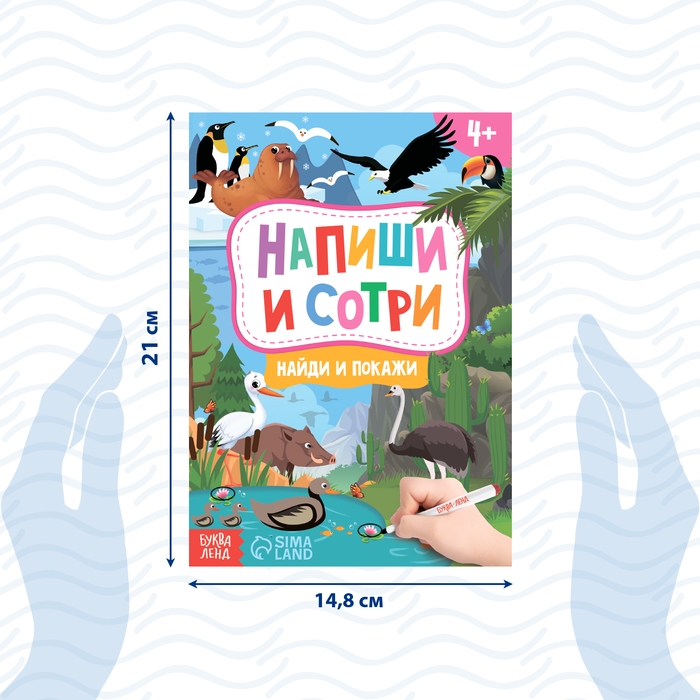 Книжка с маркером &laquo;Пиши-стирай. Найди и покажи&raquo;, 12 стр.