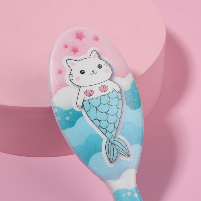 Расчёска-мини массажная, 4,5 × 13 см, цвет МИКС Расчёска-мини массажная, 4,5 × 13 см, цвет МИКС