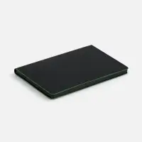 Ежедневник Trait, недатированный, черный с зеленым