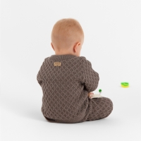 Брюки детские вязаные MINAKU, цвет кофейный, рост 74-80 см