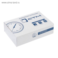 Термоманометр "CTM", радиальный, Дк 80 мм, 0.6 МПа, наружная резьба 1/4", 120&deg;С