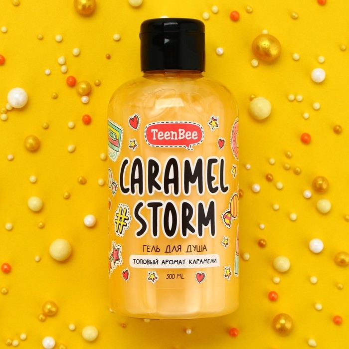 Гель для душа, увлажнение, 300 мл, аромат карамели, TeenBee