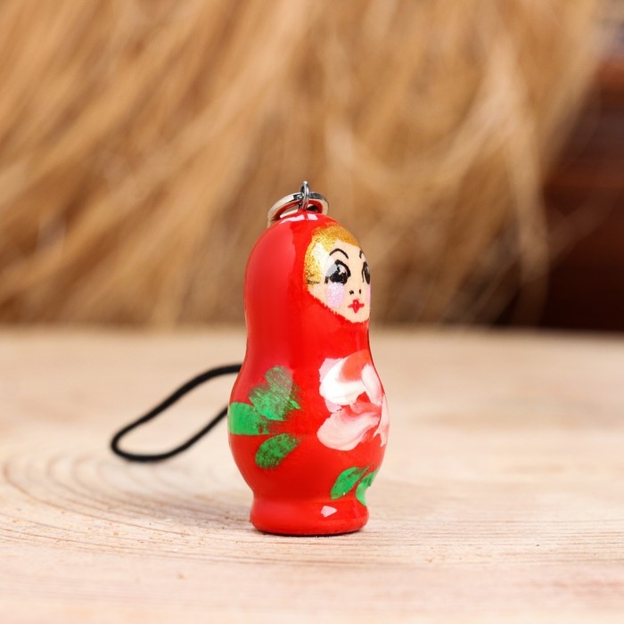 Брелок на телефон &laquo;Матрёшка&raquo;, 2 см, микс