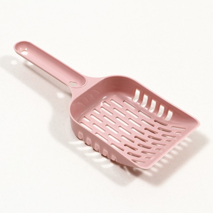 Лоток для кошек совок+ сетка 50,5 х 39 х 23 см, розовый Лоток для кошек совок+ сетка 50,5 х 39 х 23 см, розовый