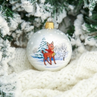 Шар "Оленёнок" 6,5 см    микс