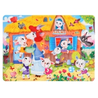 Макси-пазлы 2 в 1 «Мир сказок №3», 24 и 24 элементов Макси-пазлы 2 в 1 «Мир сказок №3», 24 и 24 элементов