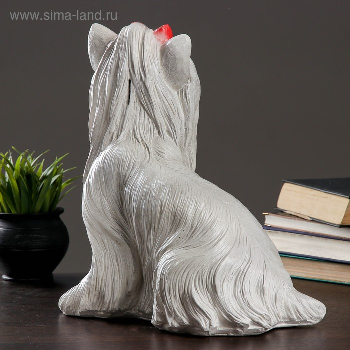 Копилка "Йоркширский терьер сидя" 30х21х35см