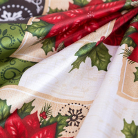 Скатерть Доляна Love 145&times;300 см, 100% п/э