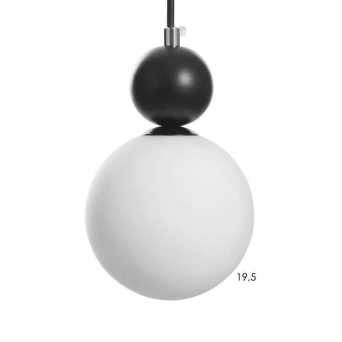 Светильник Светильник "Алва" G9 40Вт черный 12х12х18-118 см