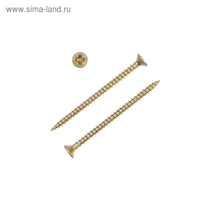 Саморезы универсальные желтые 3,5х50 ,200 шт Саморезы универсальные желтые 3,5х50 ,200 шт