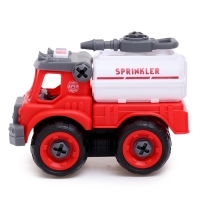 Конструктор винтовой &laquo;Пожарная машина&raquo;, с отвёрткой, 29 деталей