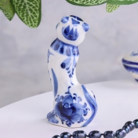 Сувенир "Кошка Маруся", гжель