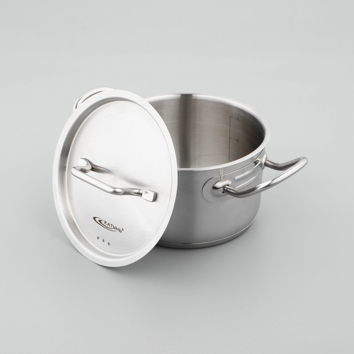 Кастрюля &laquo;Общепит&raquo;, 2 л, d=16 см, h=10 см, капсульное дно, индукция