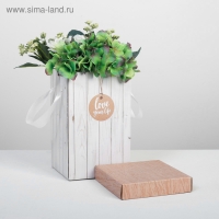 Коробка подарочная складная «Доски», 14 х 23 см Коробка подарочная складная «Доски», 14 х 23 см