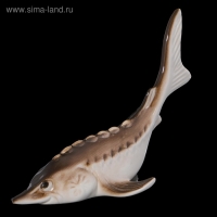 Сувенир «Осётрик», средний, 13×4×8 см, ручная работа, фарфор Сувенир «Осётрик», средний, 13×4×8 см, ручная работа, фарфор