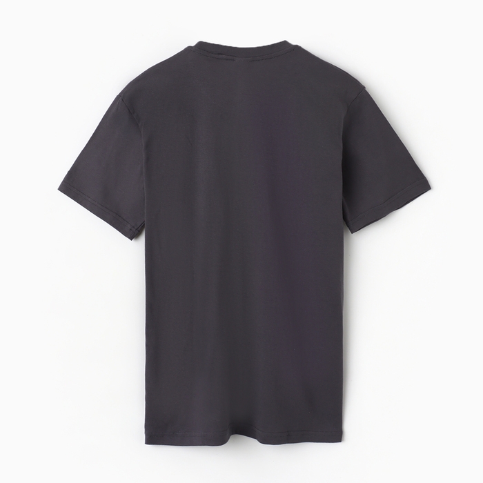 Футболка мужская, цвет тёмно-серый, р-р 48 Футболка мужская, цвет тёмно-серый, р-р 48