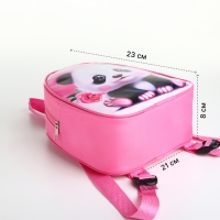 Рюкзак детский на молнии "Выбражулька", цвет розовый Рюкзак детский на молнии "Выбражулька", цвет розовый