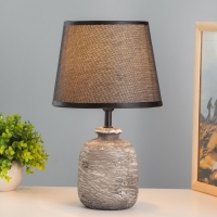 Настольная лампа "Тереза" Е14 40Вт черный 20х20х33см RISALUX Настольная лампа "Тереза" Е14 40Вт черный 20х20х33см RISALUX