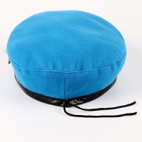 Карнавальный набор «Защитница отчизны» голубой берет, размер 54-56, банты 2 шт Карнавальный набор «Защитница отчизны» голубой берет, размер 54-56, банты 2 шт