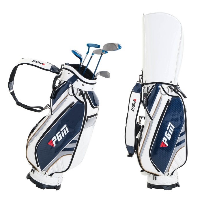 Сумка для гольфа PGM, для 13-14 клюшек, полиуретан, 136 х 26 х 46 см Сумка для гольфа PGM, для 13-14 клюшек, полиуретан, 136 х 26 х 46 см