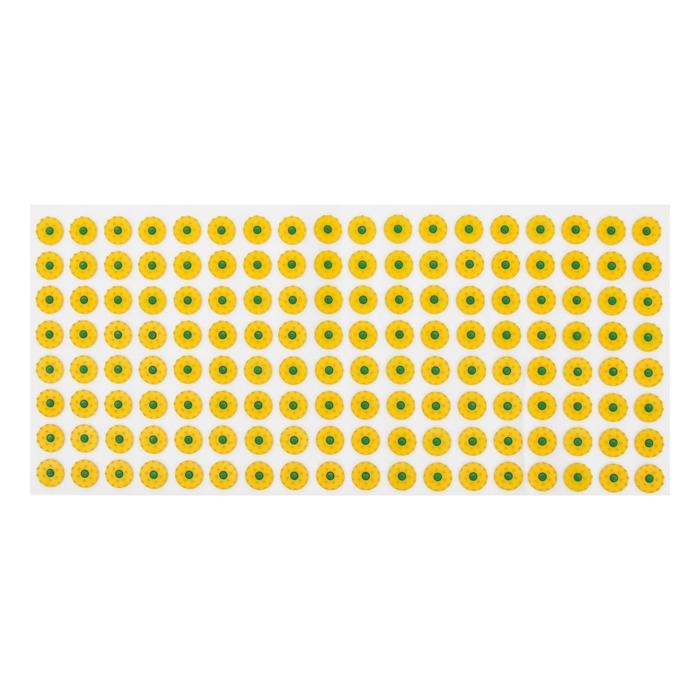 Аппликатор "Кузнецова", 144 колючки, спанбонд, 26 х 56 см, жёлтый.