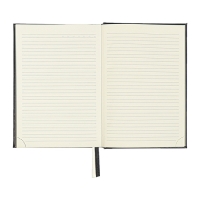 Ежедневник недатированный A5, 176 листов, deVENTE.Symbol, твёрдая обложка из искусственной кожи с поролоном, золотой срез, блок 70 г/м2, чёрный