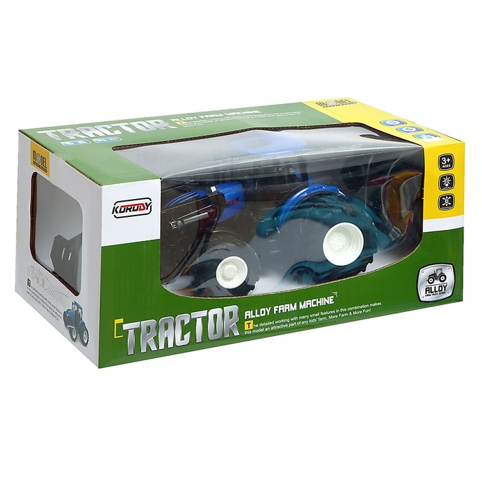 Трактор &laquo;Фермер&raquo;, радиоуправление, с элементами из металла