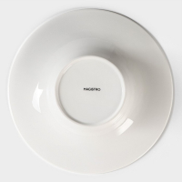 Тарелка фарфоровая для пасты Magistro &laquo;Бланш&raquo;, 500 мл, d=25,5 см, цвет белый