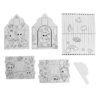 Домик-раскраска «Модный домик» 3 в 1 Домик-раскраска «Модный домик» 3 в 1