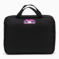 Папка для труда А4 на молнии текстиль 70мм 350 х 270 &laquo;1 сентября: Аниме глаза&raquo;