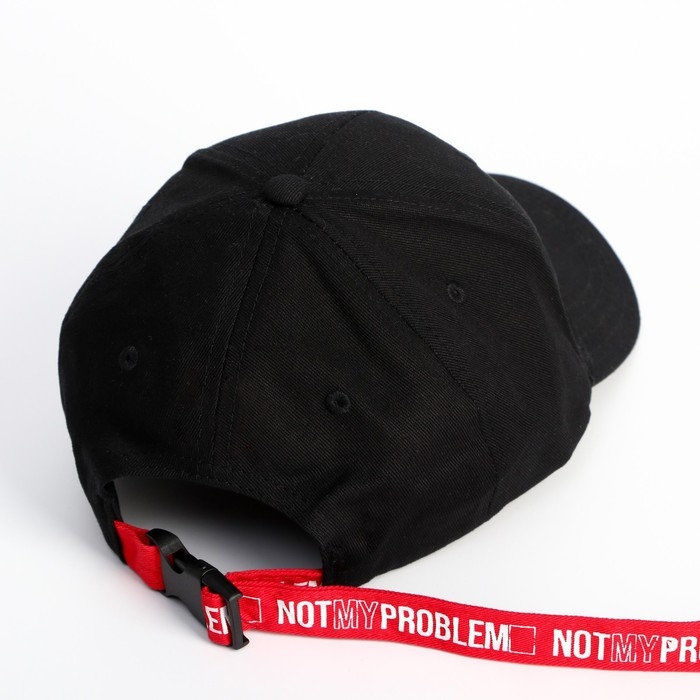 Кепка мужская Error, цвет чёрный, р-р 56 Кепка мужская Error, цвет чёрный, р-р 56