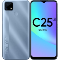 Смартфон Realme C25S, 6.5", LCD, 2 sim, 4 Гб, 128 Гб, 48 Мп, 8 Мп, 6000 мАч, NFC, синий Смартфон Realme C25S, 6.5", LCD, 2 sim, 4 Гб, 128 Гб, 48 Мп, 8 Мп, 6000 мАч, NFC, синий