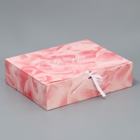 Коробка подарочная складная, упаковка, &laquo;Для тебя&raquo;, 31 х 24,5 х 8 см