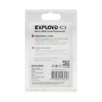 Карта памяти Exployd MicroSD, 32 Гб, SDHC, класс 10, с адаптером SD Карта памяти Exployd MicroSD, 32 Гб, SDHC, класс 10, с адаптером SD