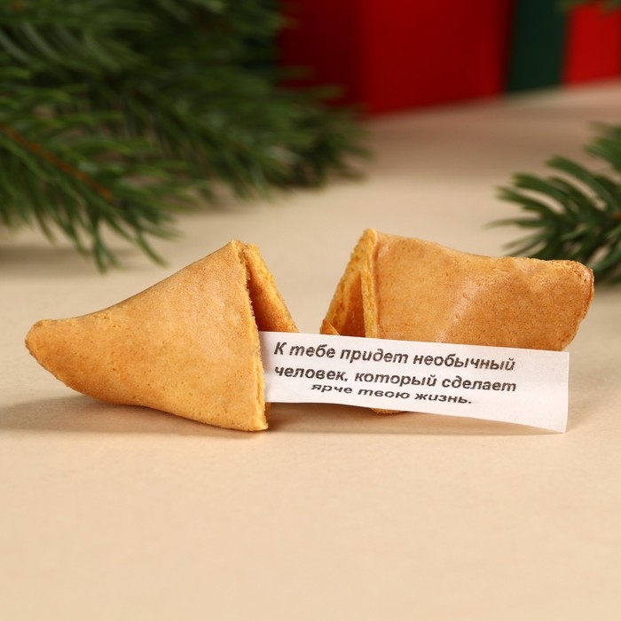 Набор &laquo;Сказочного года&raquo;: печенье с предсказанием 1 шт., молочный шоколад 5 г., бумажка для исполнения желаний