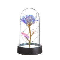 Ночник колба «Цветок» LED 3хAG10 белый 8,5х8,5х15,5см Ночник колба «Цветок» LED 3хAG10 белый 8,5х8,5х15,5см