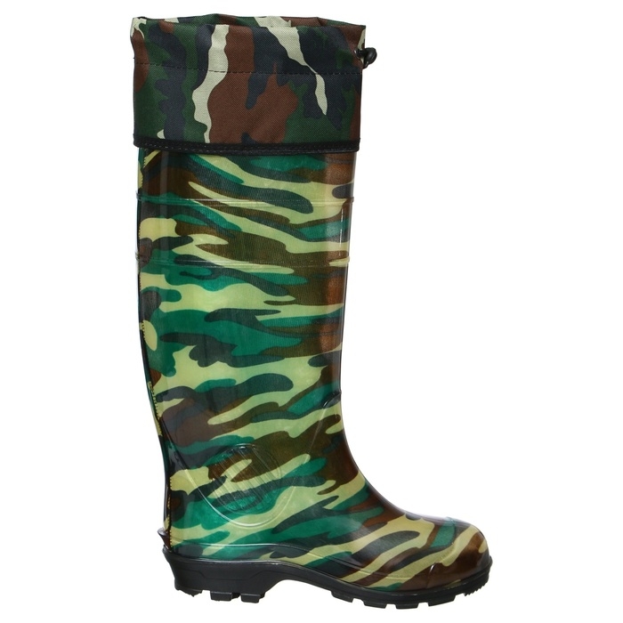 Сапоги мужские С-25РМ, ПВХ, камуфляж, размер 43