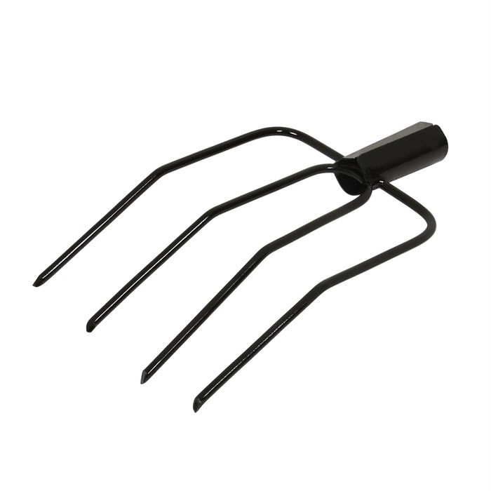 Вилы навозные, 4-рогие, тулейка 40 мм, без черенка Вилы навозные, 4-рогие, тулейка 40 мм, без черенка