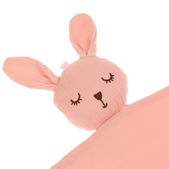 Комфортер - игрушка &laquo;Зайка&raquo;, погремушка, цвет розовый, Mum&Baby