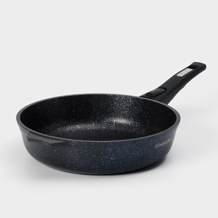Сковорода &laquo;Гранит Star&raquo; Induction Pro, d=26 см, съёмная ручка, индукция, тёмно-синий