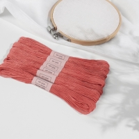 Набор ниток мулине №3712, 8 &plusmn; 1 м, 6 шт, цвет лососевый