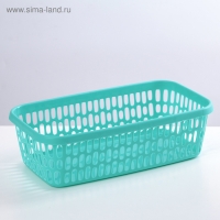 Корзина для хранения, 24×14×7 см, цвет МИКС Корзина для хранения, 24×14×7 см, цвет МИКС