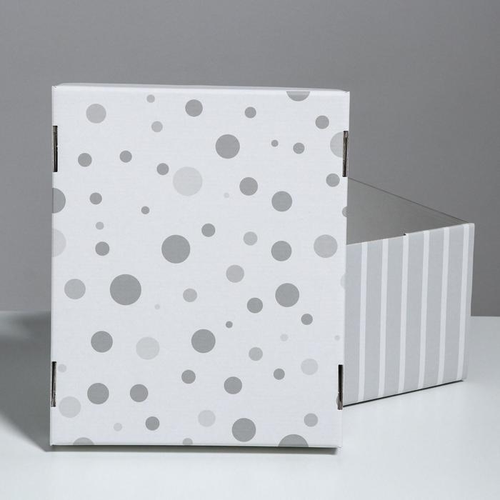 Коробка подарочная складная, упаковка, &laquo;Стильный дом&raquo;, 31 х 25.5 х 16 см