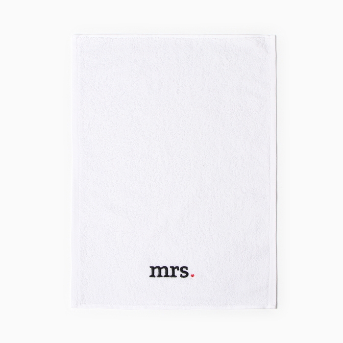Набор полотенец Набор полотенец "Мистер и Миссис" 35х50 см-2 шт, 100% хлопок, 350 г/м2