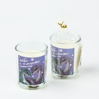 Новогодняя свеча с наклейкой «Новый год: Любви», аромат еловые ветки,5х6х5 см Новогодняя свеча с наклейкой «Новый год: Любви», аромат еловые ветки,5х6х5 см