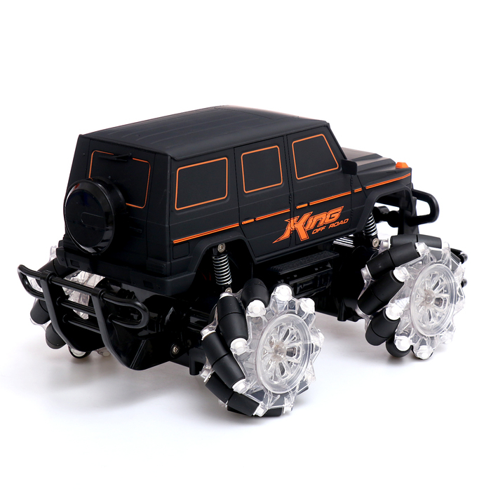 Машина радиоуправляемая &laquo;Внежорожник&raquo;, 1:12, 4WD, движение во всех направлениях, работает от аккумулятора, цвет чёрный