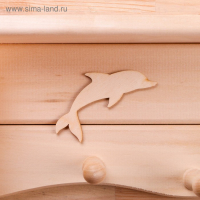 Полка вешалка «Дельфин» 54х20х7 см Полка вешалка «Дельфин» 54х20х7 см