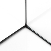 Аквариум "Телевизор" с крышкой, 55 литров, 63 х 25 х 36/41 см, беленый дуб